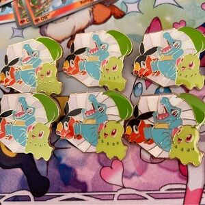 BRAND NEW Pokémon Mega Evolution Ascended Heroes Enamel Pin x 6